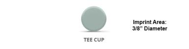 Golf Tees w/Cup Imprint Only (2 3/4")