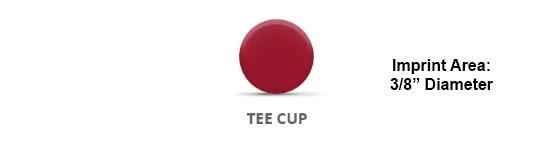 Golf Tees w/Cup Imprint Only (2 3/4")
