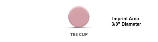 Golf Tees w/Cup Imprint Only (2 3/4")