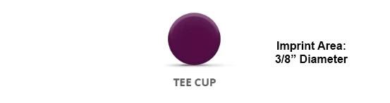 Golf Tees w/Cup Imprint Only (2 3/4")