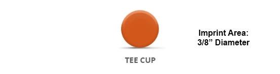 Golf Tees w/Cup Imprint Only (2 3/4")