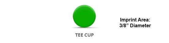 Golf Tees w/Cup Imprint Only (2 3/4")