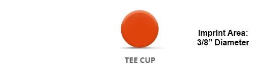 Golf Tees w/Cup Imprint Only (2 3/4")