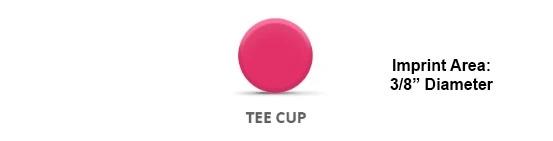 Golf Tees w/Cup Imprint Only (2 3/4")