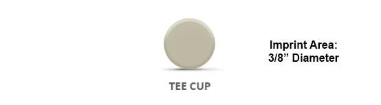 Golf Tees w/Cup Imprint Only (2 3/4")