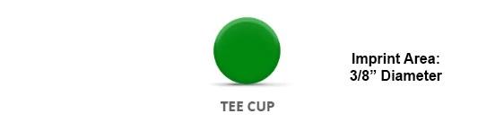 Golf Tees w/Cup Imprint Only (2 3/4")