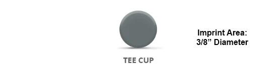 Golf Tees w/Cup Imprint Only (2 3/4")
