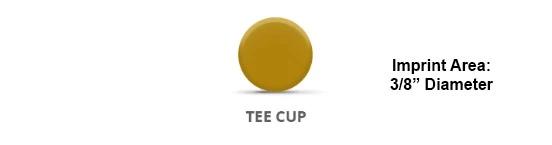 Golf Tees w/Cup Imprint Only (2 3/4")