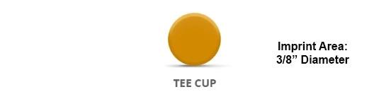 Golf Tees w/Cup Imprint Only (2 3/4")