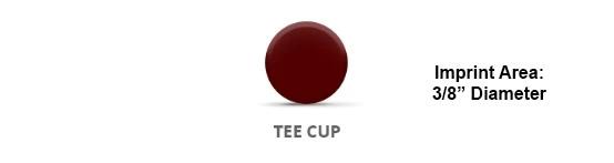 Golf Tees w/Cup Imprint Only (2 3/4")