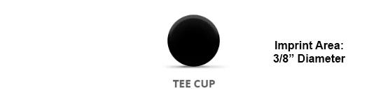 Golf Tees w/Cup Imprint Only (2 3/4")