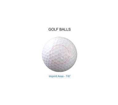 Golf Tournament Gift Pack w/3 Plain White Golf Balls & 1 Golf Towel