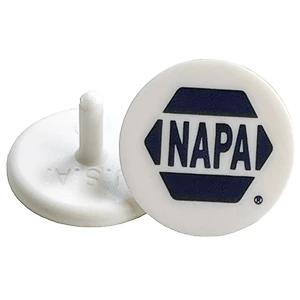 Quarter Sized White Golf Ball Marker w/1 Color Imprint (15/16")