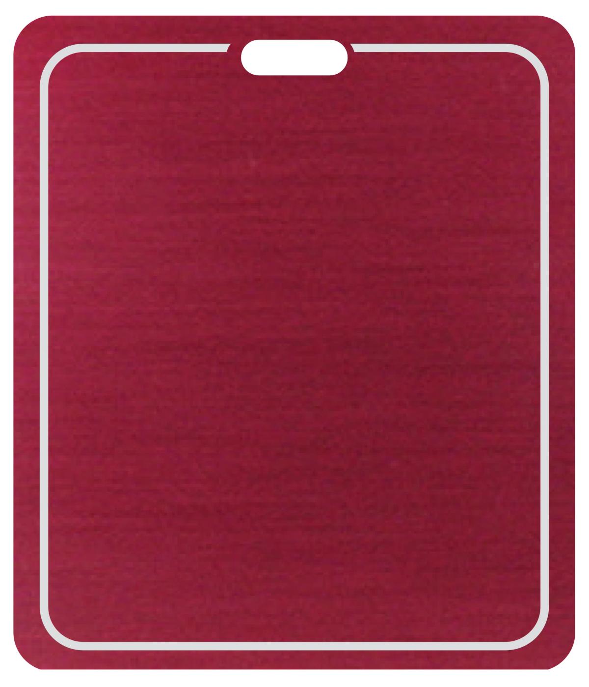 Laser Engraved Rectangle Bag Tags