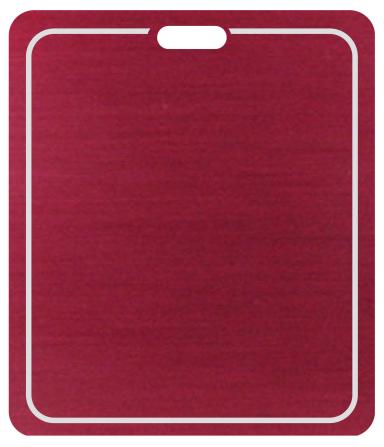 Laser Engraved Rectangle Bag Tags