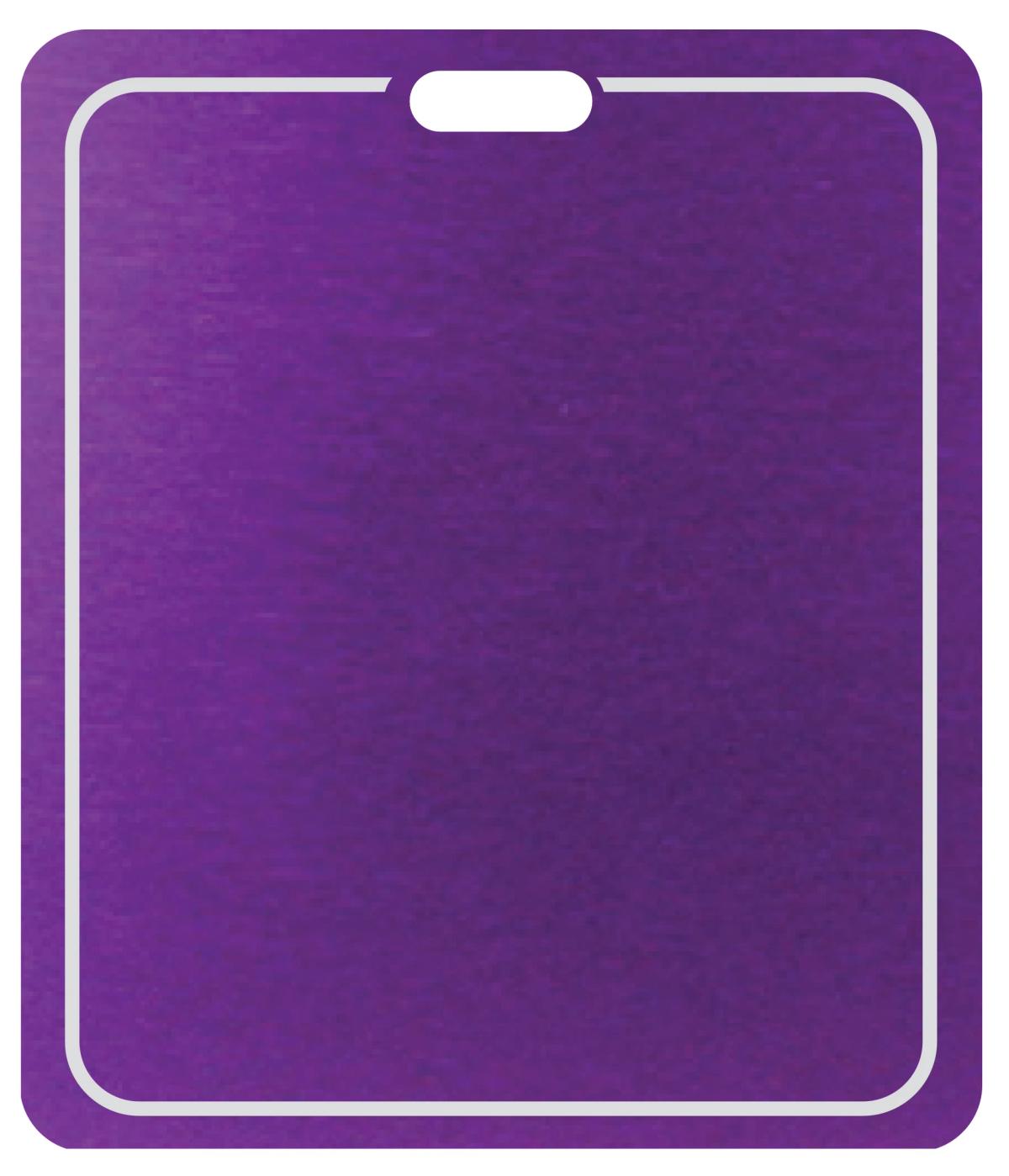 Laser Engraved Rectangle Bag Tags
