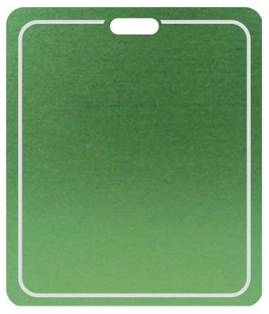 Laser Engraved Rectangle Bag Tags