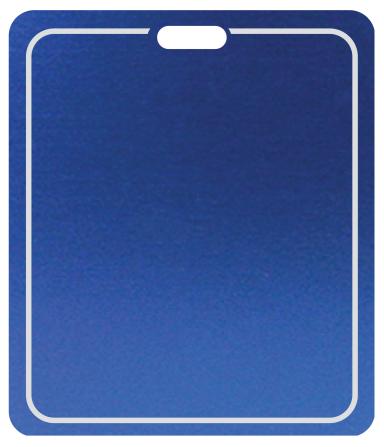 Laser Engraved Rectangle Bag Tags