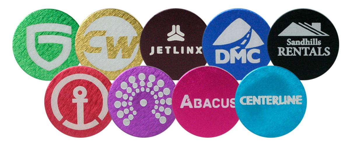 Laser Engraved Ball Markers