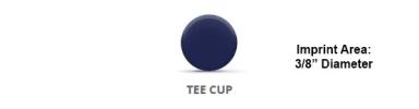 Golf Tees w/Cup Imprint Only (3 1/4")