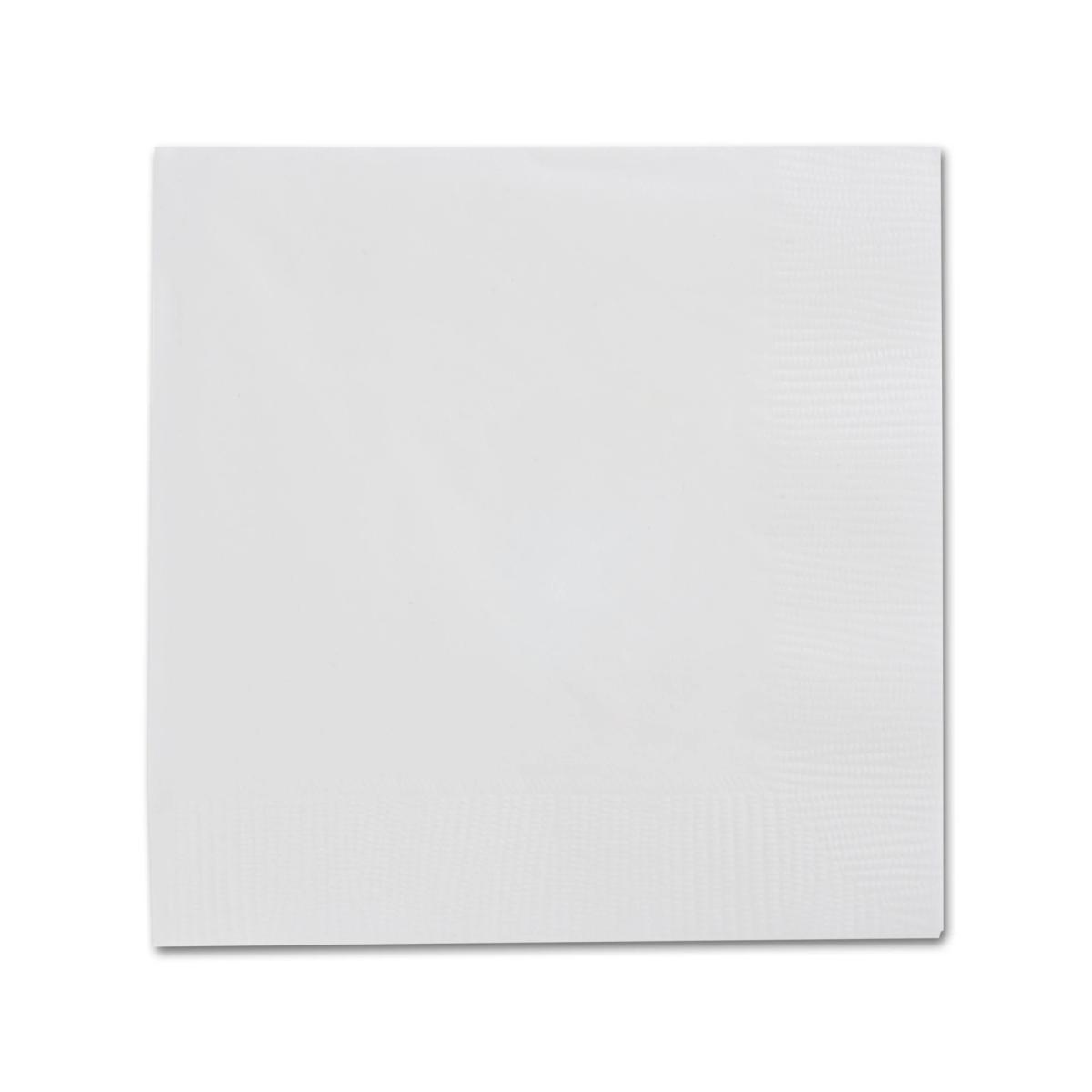 White 3 Ply Four Color Luncheon Napkins