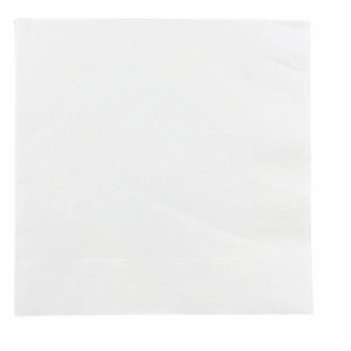 White Linen Like Four Color Luncheon Napkins