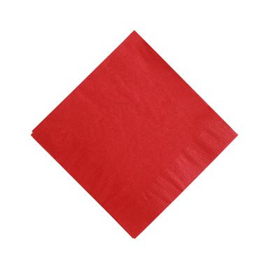 Red 3 Ply Beverage Napkins