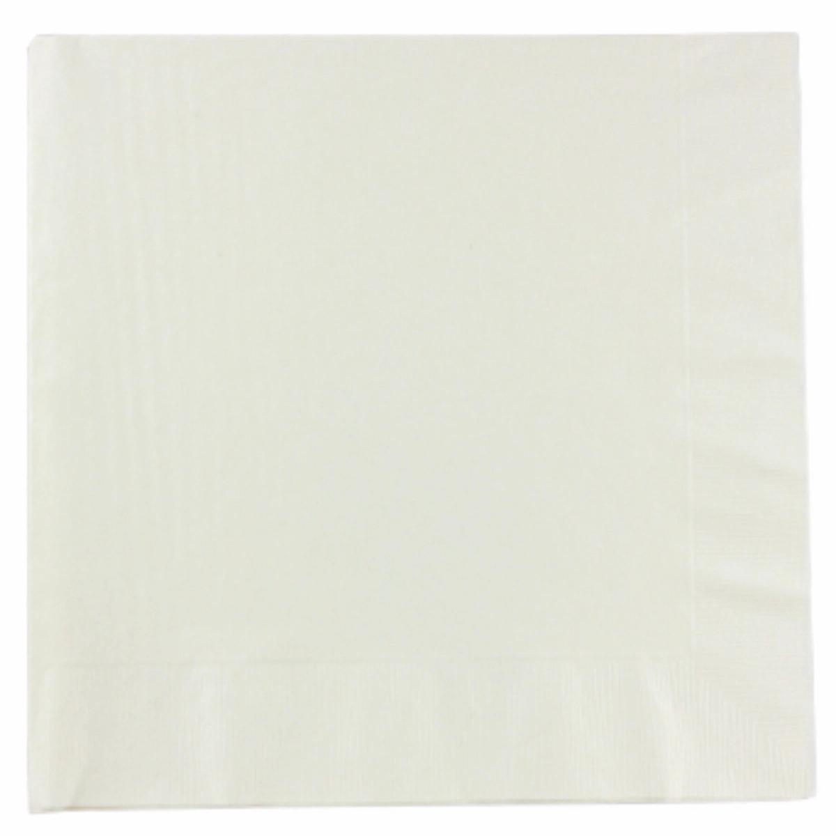 White 3 Ply Dinner Napkins