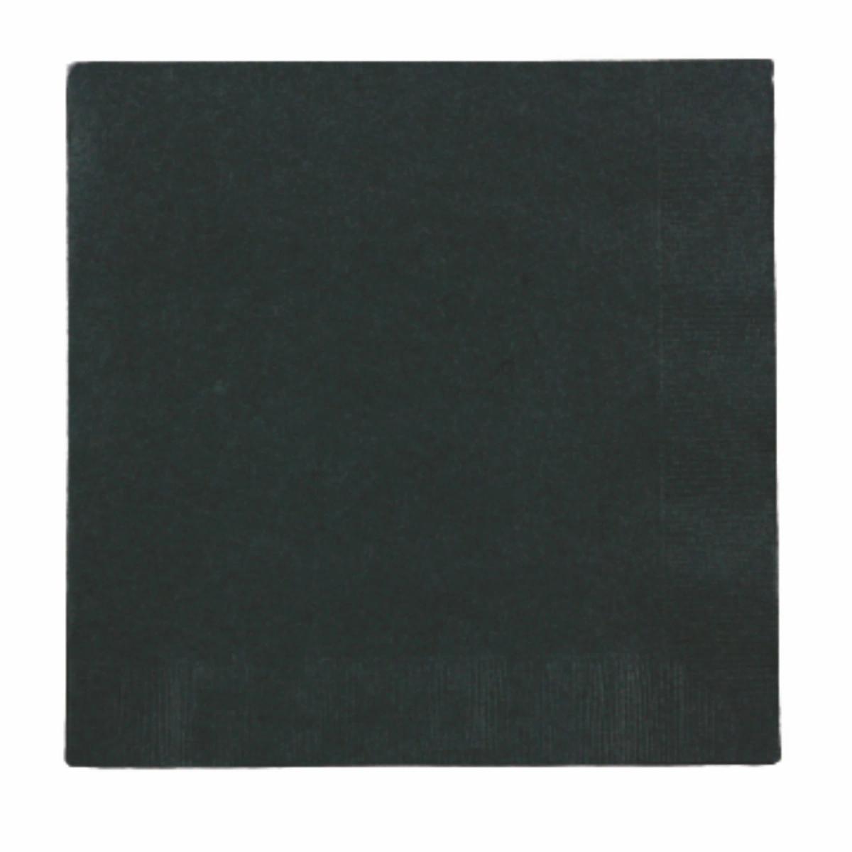 Black 3 Ply Luncheon Napkins