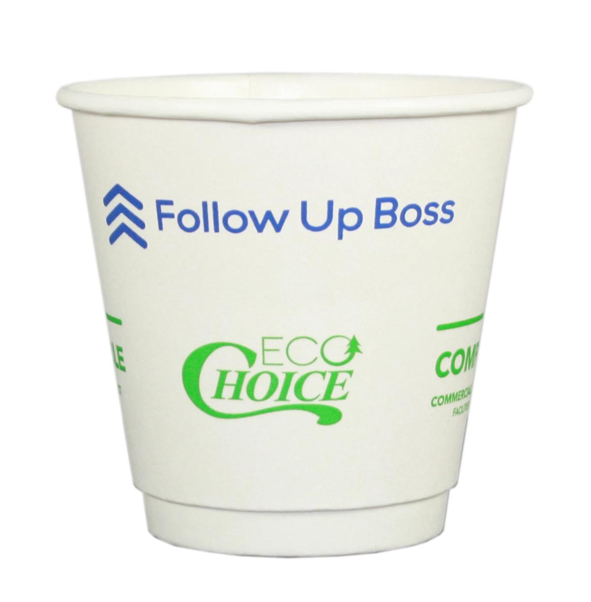 8 Oz. White Eco-Choice Insulated Cup