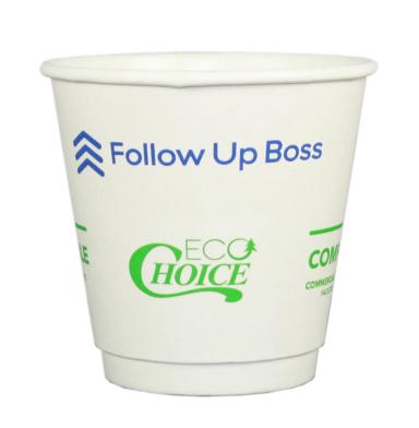 8 Oz. White Eco-Choice Insulated Cup