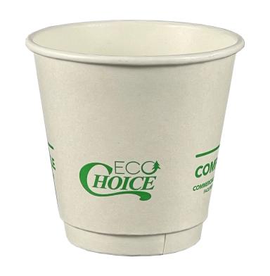 8 Oz. White Eco-Choice Insulated Cup