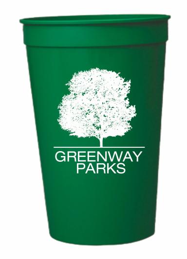 32 Oz. Green Stadium Cup