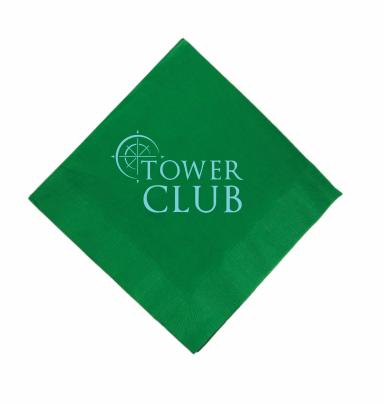Emerald Green 3 Ply Beverage Napkins