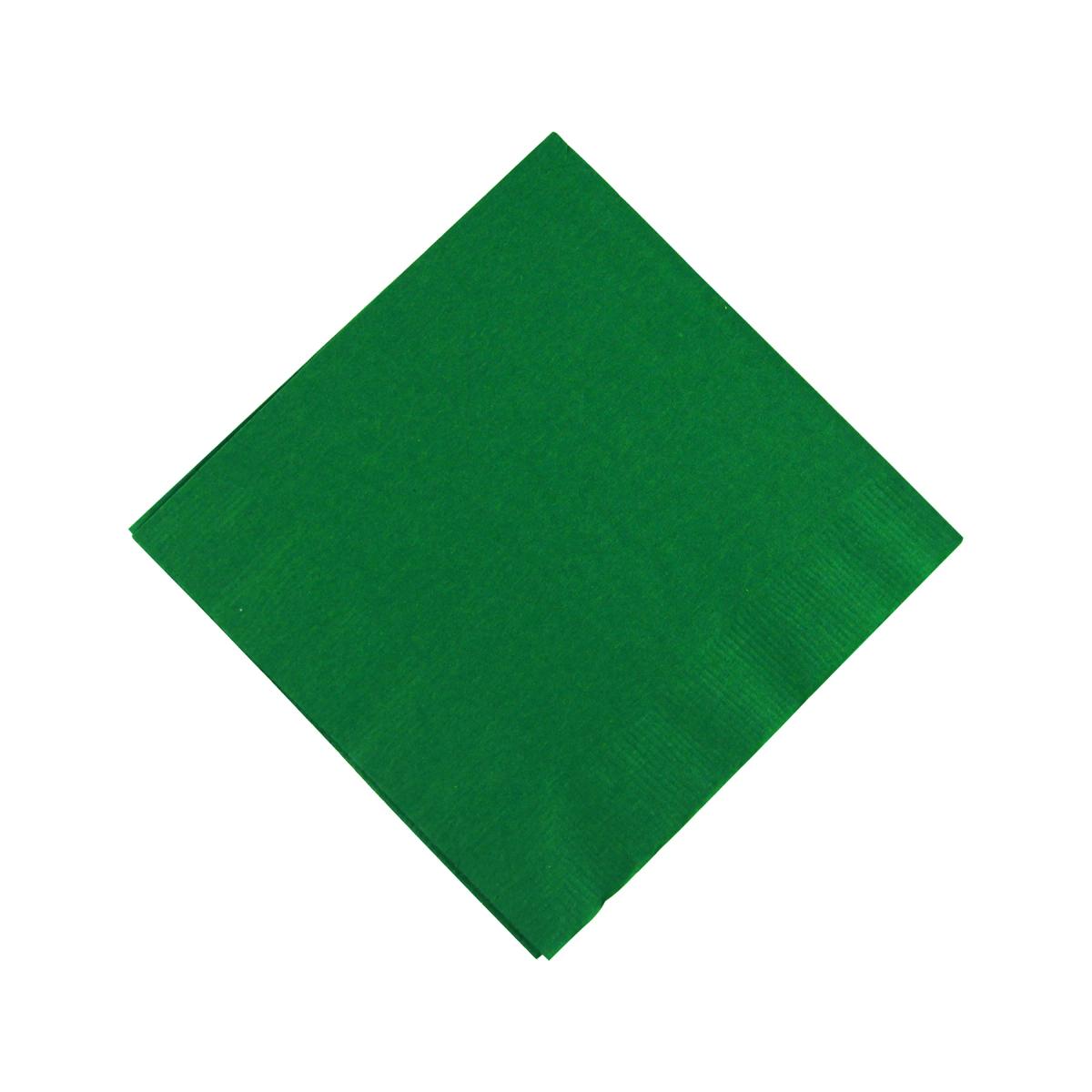 Emerald Green 3 Ply Beverage Napkins