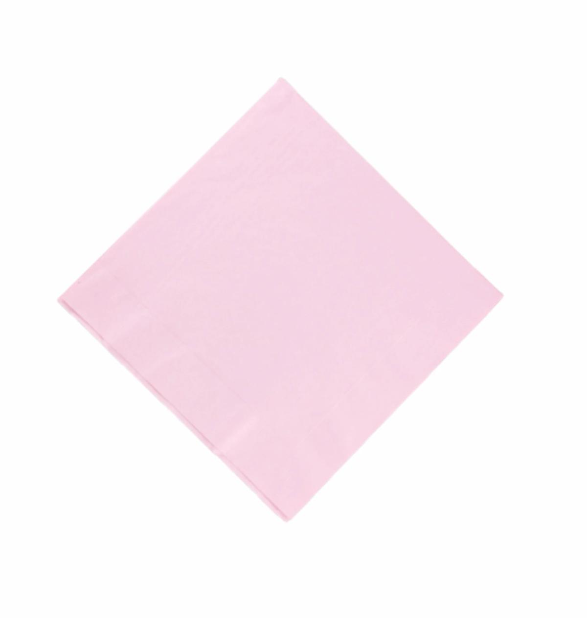 Classic Pink Beverage Napkins