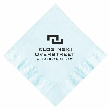 Pastel Blue 3 Ply Beverage Napkins