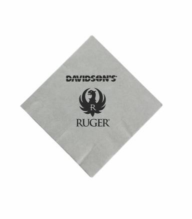 Silver 3 Ply Beverage Napkins