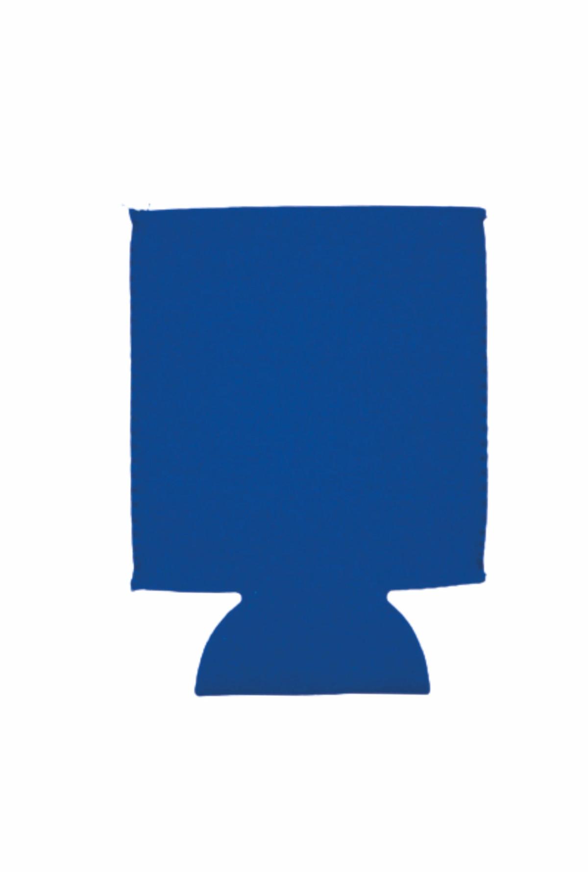 Royal Blue Neoprene Flat Can Cooler