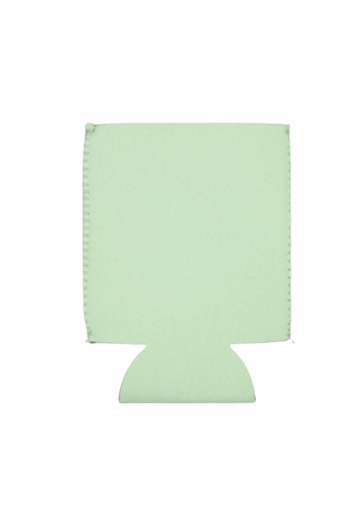 Sage Green Neoprene Flat Can Cooler