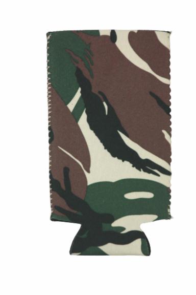 Camo Neoprene Slim Can Cooler