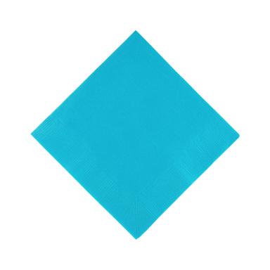 Turquoise 3 Ply Blue Beverage Napkins