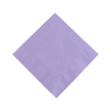 Lavender Purple 3 Ply Beverage Napkins