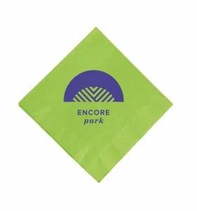 Lime 3 Ply 3 Ply Beverage Napkins