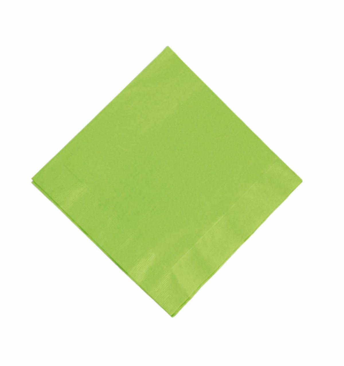 Lime 3 Ply 3 Ply Beverage Napkins