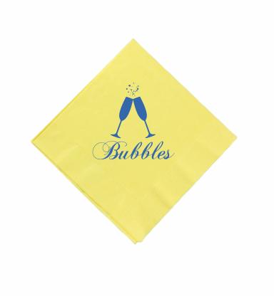 Citron Mimosa Yellow 3 Ply Beverage Napkins