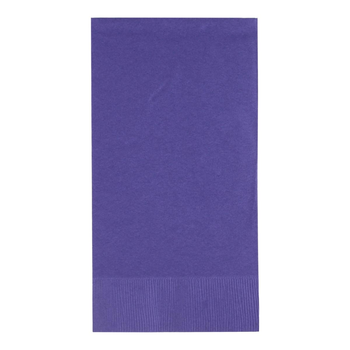 Purple 3 Ply Paper Guest Towels