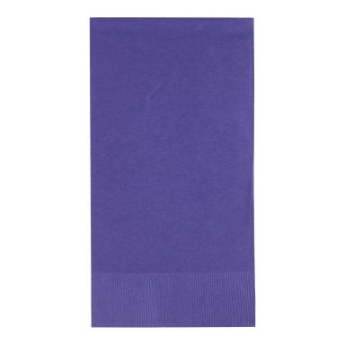 Purple 3 Ply Paper Guest Towels