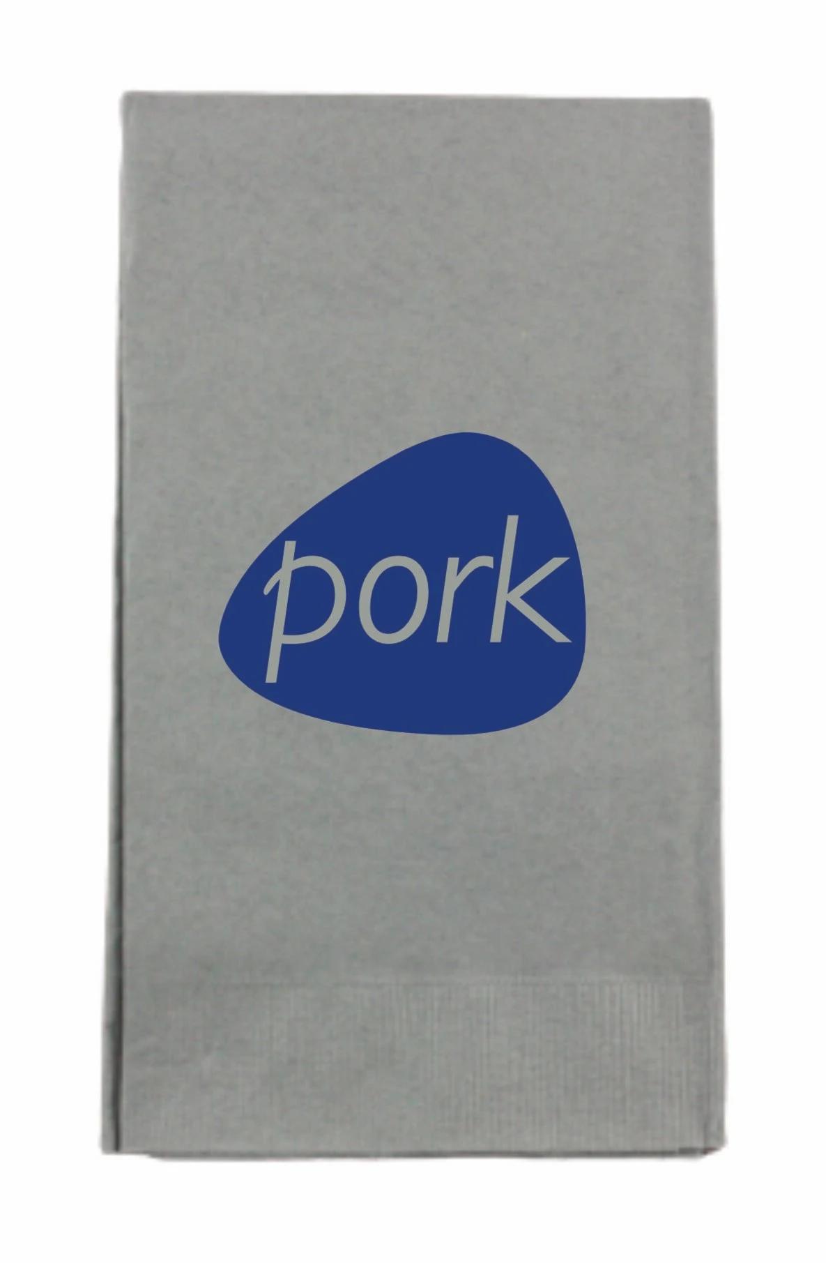 Silver 3 Ply Paper Guest Towels