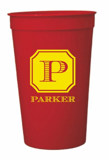 32 Oz. Red Stadium Cup
